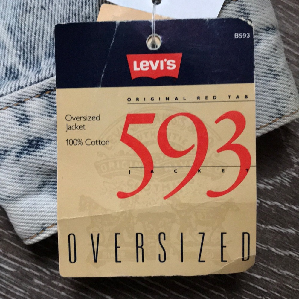 Levi’s  Type 3 acid wash denim trucker jacket - Picture 8 of 16